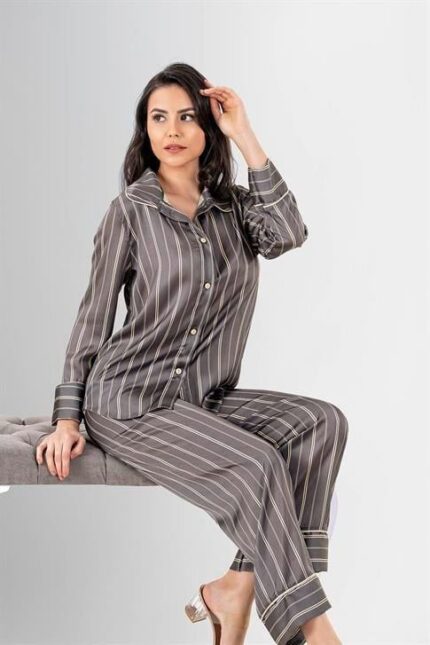 Loriva 2'li Pijama Takımı Desenli 1947