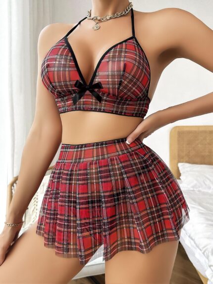 Aria's Closet Mini Tül Çekici Fantezi Öğrenci Kostümü
