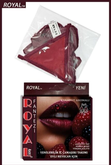 Arias Closet Fantezi Tüketilebilen Yenilebilir Karadut Aromalı İç Çamaşırı Takımı