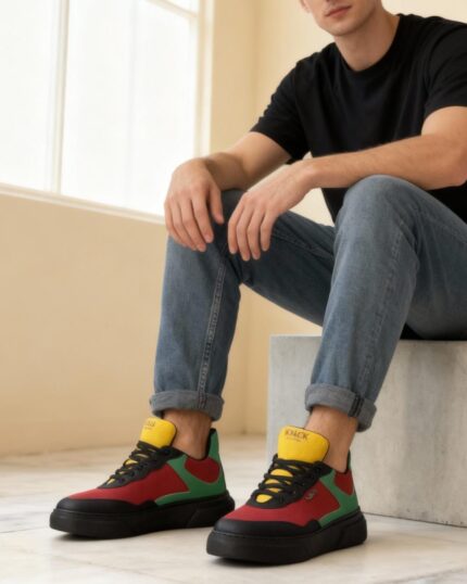 Knack Günlük Ayakkabı R10 Kırmızı Yeşil Sarı