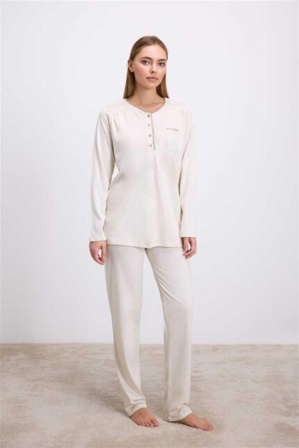 Arias Closet Uzun Kollu T-Shirt ve Pantolon Pijama Takım