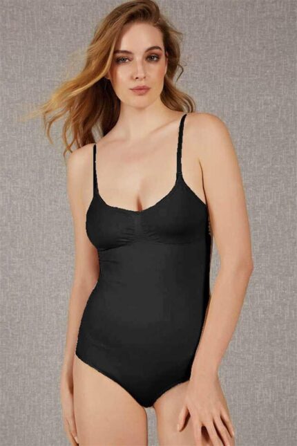 Arias Closet Toparlayıcı Vücut İnceltici Dikişsiz Altı Kancalı Badi Korse